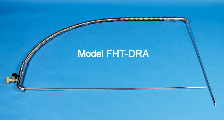 FHT-DRA Flexible Helium Transfer Line Double Right Angle FHT-DRA Flexible Helium Transfer Line Double Right Angle