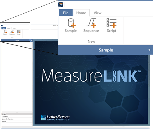 home-screen MeasureLINK-MCS home screen