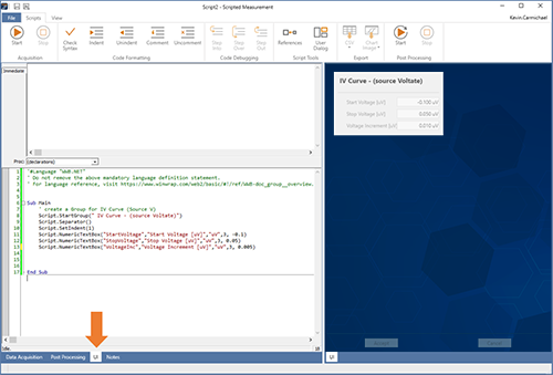 scripting-2 Script example step 2